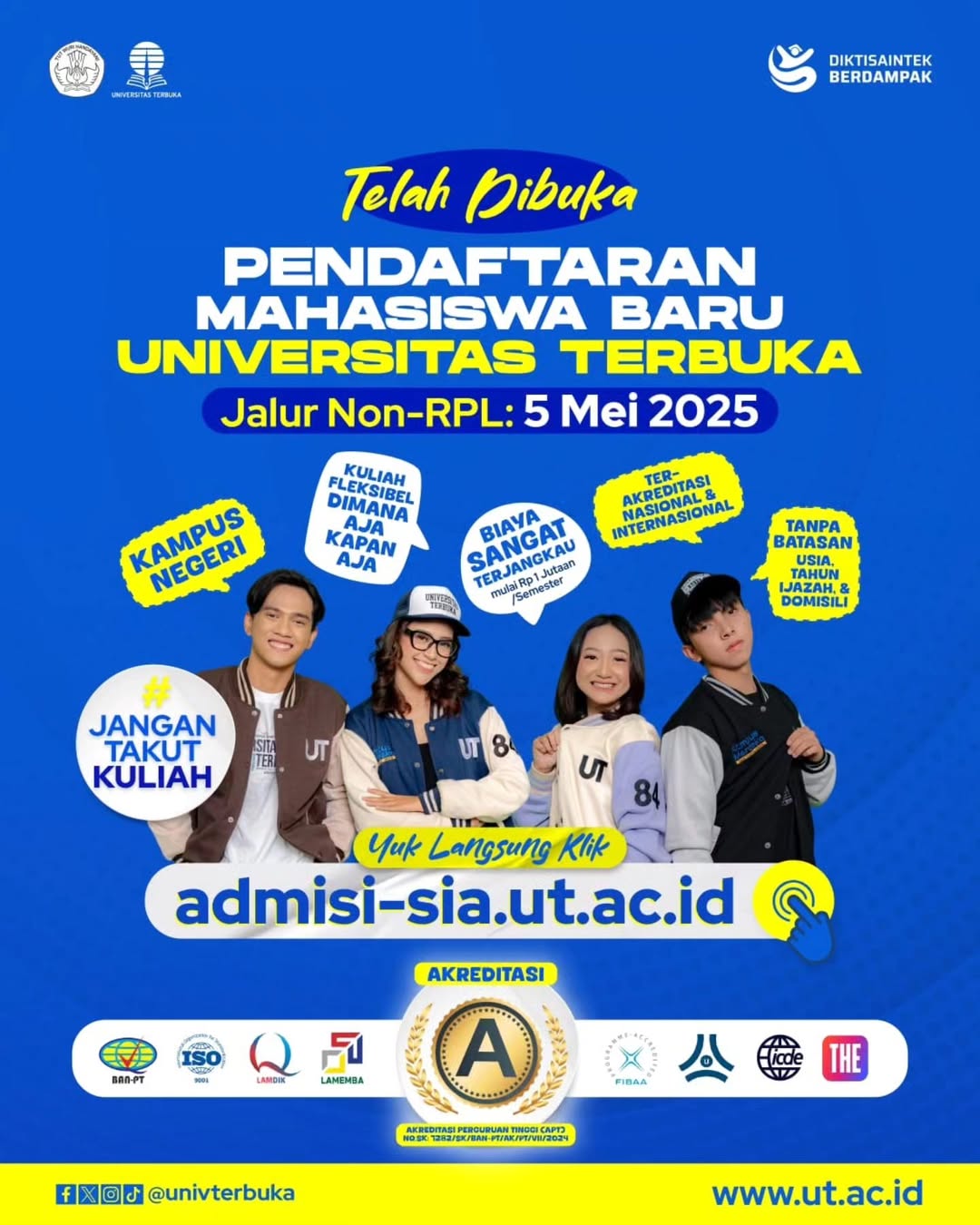Pendaftaran UT 2025