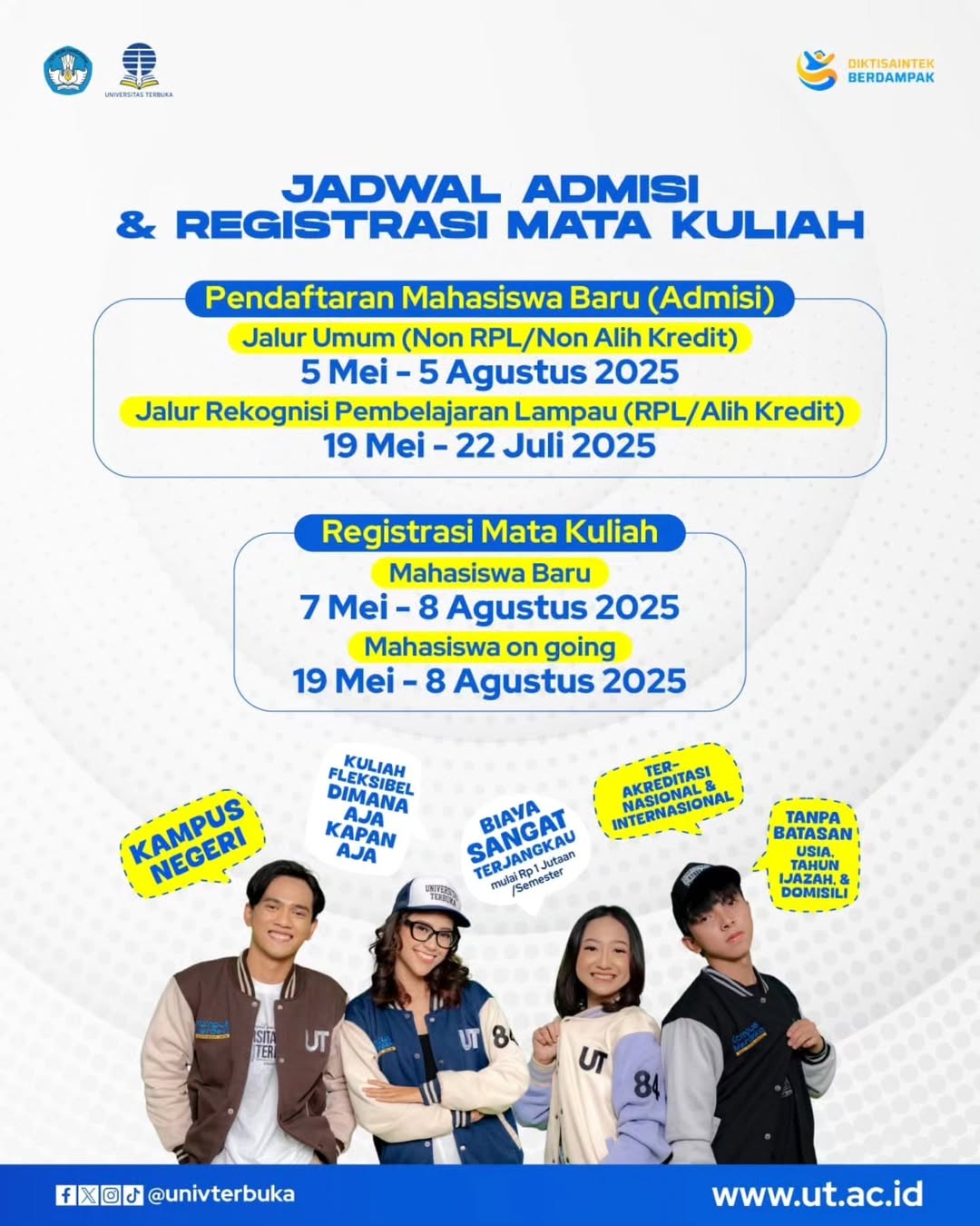 Pendaftaran UT 2025