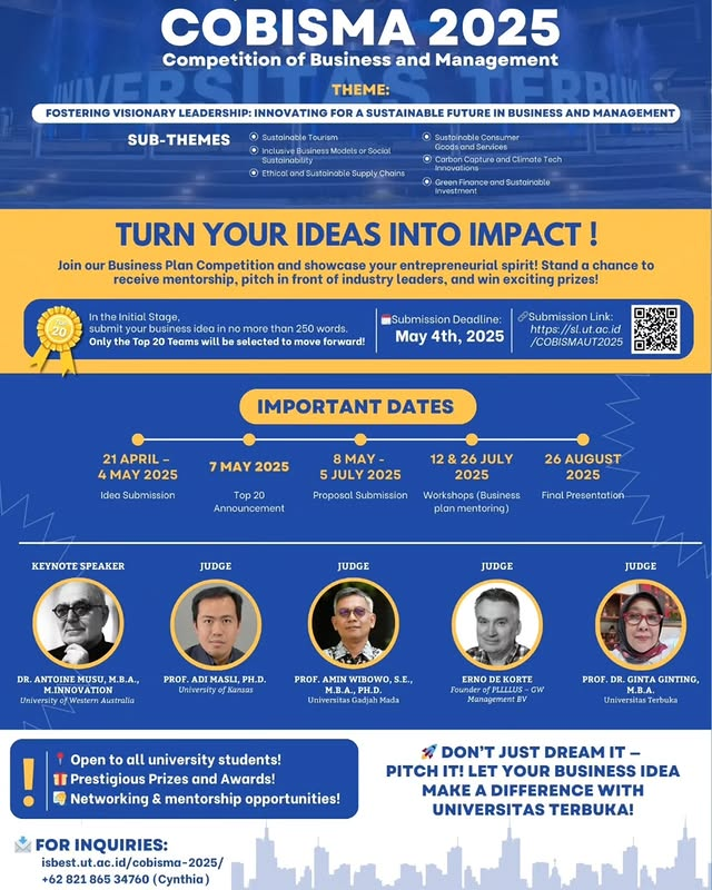 COBISMA 2025 - Kompetisi Bisnis dan Manajemen 2025