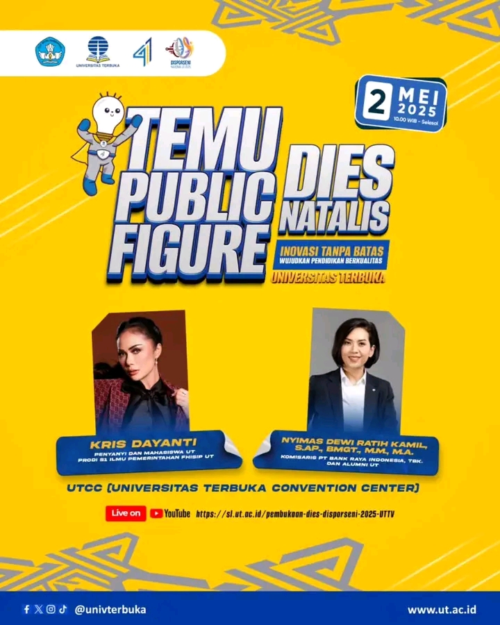 Temu Public Figure Dies Natalis ke-41 UT 2025 dan Disporseni Nasional UT 2025
