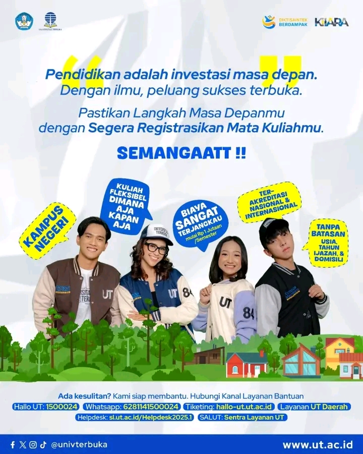 Informasi Kontak Bantuan UT