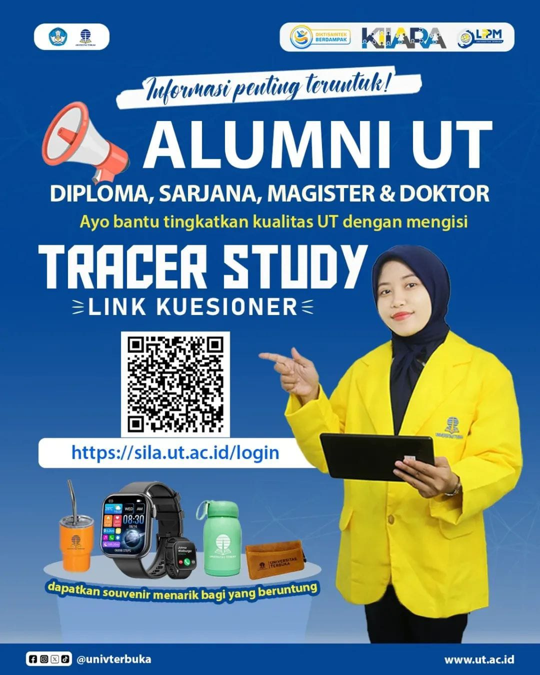 Panggilan untuk Alumni UT: Ayo Isi Tracer Study 2025!