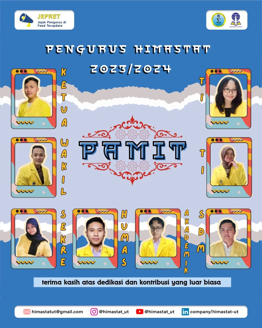 Pamit Pengurus HIMASTAT 2023/2024