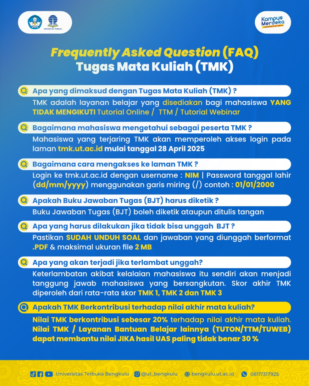 FAQ TMK