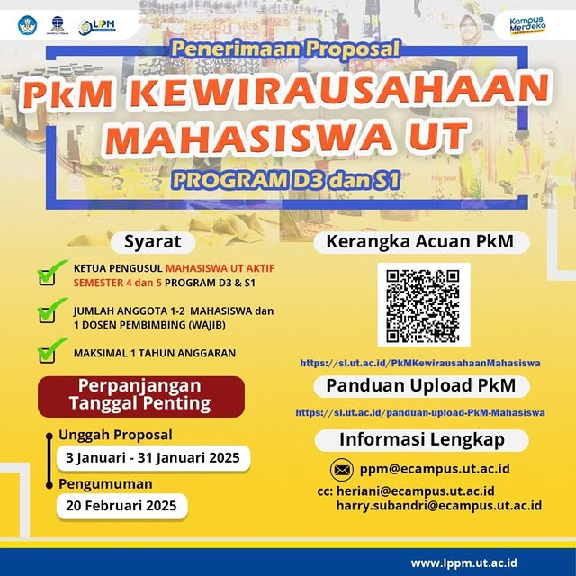 PkM KEWIRAUSAHAAN Mahasiswa UT