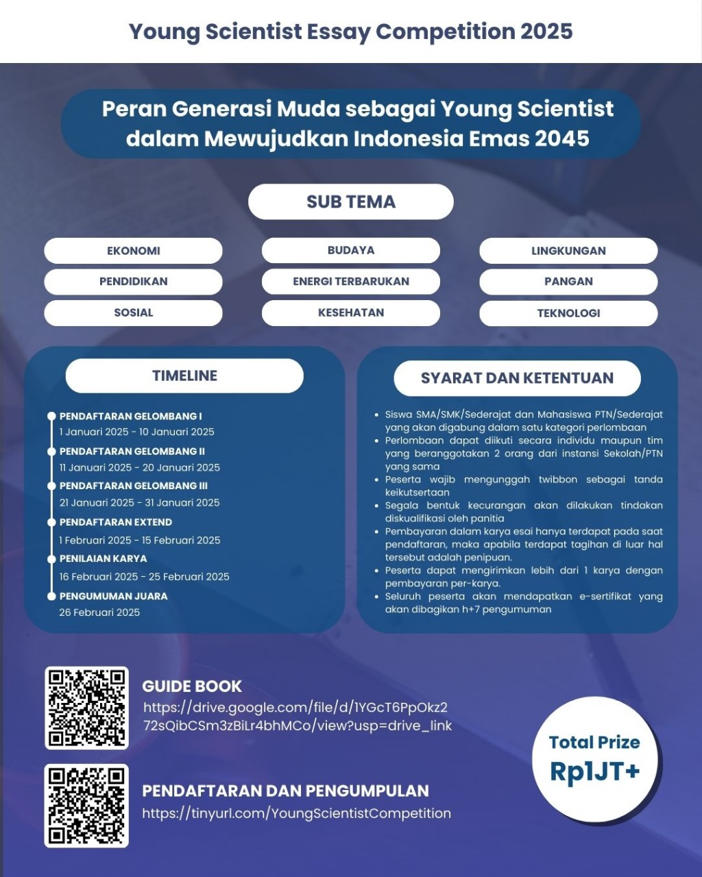 Young Scientist Essay Competition